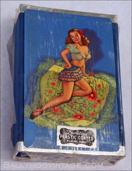 1950s Pin Up Playing Cards