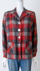 1940s Buffalo Plaid Jacket