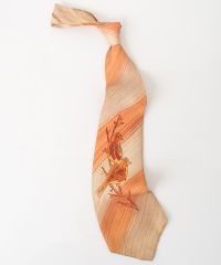 Hand Painted Vintage Birds Tie