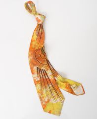 Sponged Silk Vintage 40s Tie