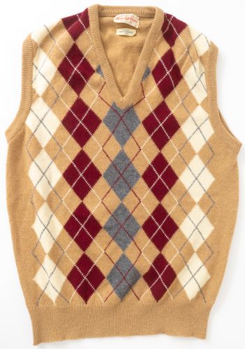 90s Archive A.P.C.　Argyle Wool Vest 90s Archive A.P.C. Argyle Wool Vest 90s Archive A.P.C. Argyle Wool