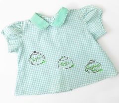 NOS 1950s Gingham Toddler Play Dress