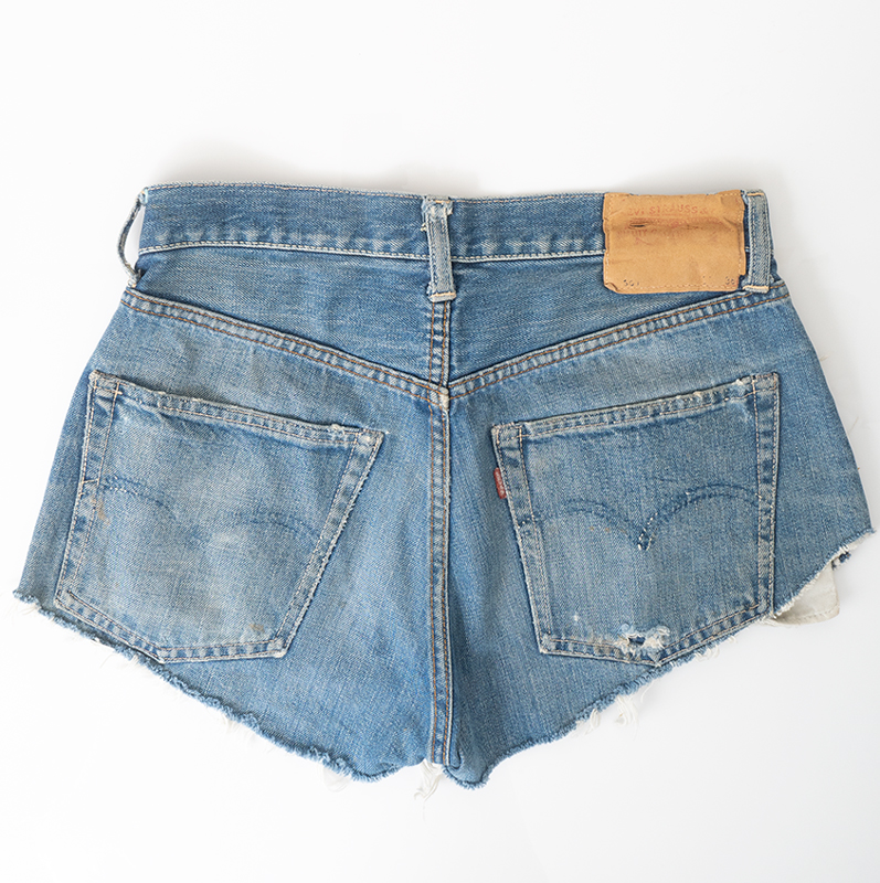 1960s Big E Levi's 501 Cut Off Short Shorts: 