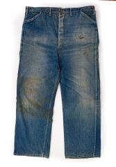 1930s Jeans With Suspender Buttons