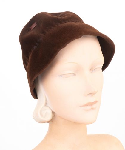 19AW Washed Velvet Bell Hat バケットハット　S/M Velvet 1930s Bucket Hat: Ballyhoovintage.com