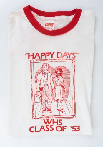 1970s Class of '53 Happy Days Ringer T-Shirt: Ballyhoovintage.com