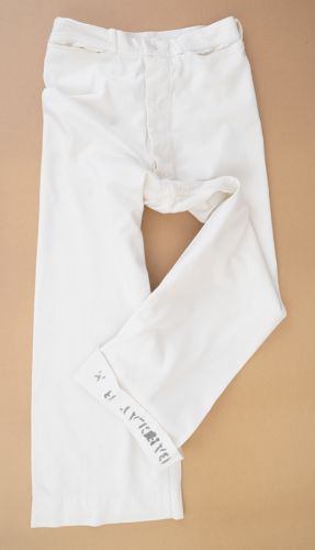 Vintage Sailor Pants | 40s Wool Pants | US Navy Pants | 35