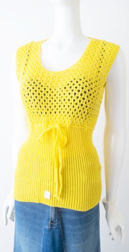 70s crochet top