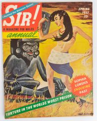 Sir! Spring 1957 Mark Schneider Cover Art