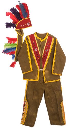 1930s Native American Halloween Costume: Ballyhoovintage.com