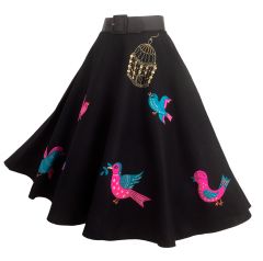 1950s Birdcage Circle Skirt