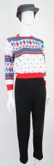 Fifties Flannel Reindeer Top - Unworn