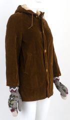 Hooded 60s  Corduroy Jacket