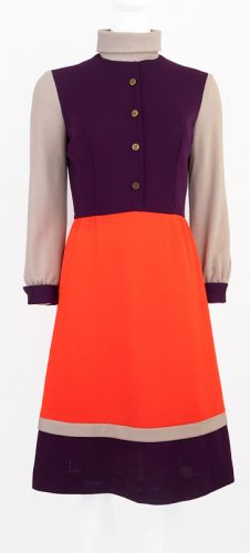 Colour block dress 60s deals