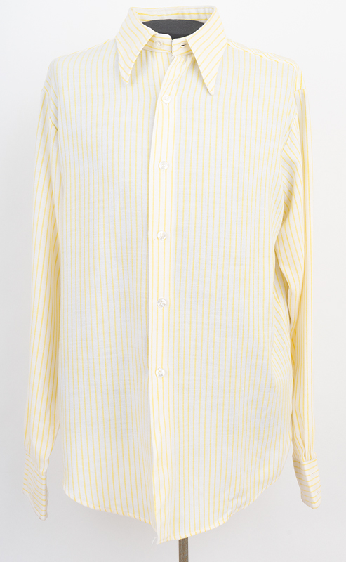 1960s Striped Shirt: Ballyhoovintage.com