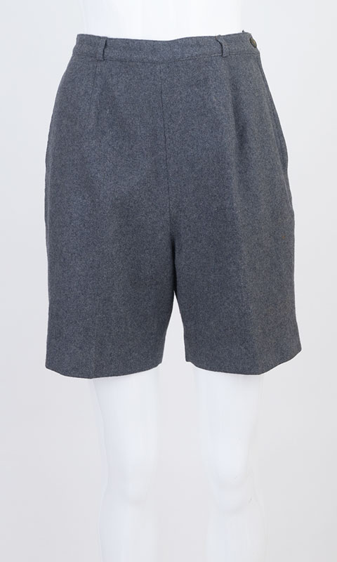 1960s Tailored Wool Shorts: Ballyhoovintage.com