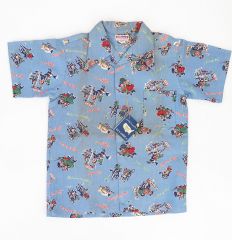 Amazing 1940s Cowboy Print Shirt  - NWT!