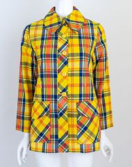 Sixties Madras Plaid Jacket - Never worn!