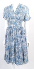 Forties Novelty Print Dress