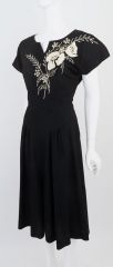 Exquisite 1940s Cocktail Dress