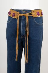 1960s-70s  Suede Hippie Belt