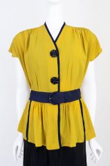 Divine 1930s Chartreuse Jacket