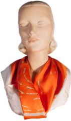 1960s Pierre Cardin Silk Scarf