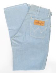 1960s Wrangler Bluebell Lt Blue Rodeo Jeans