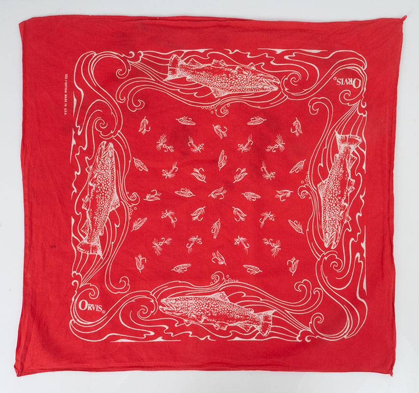 Vintage Orvis Fly Fishing Bandana