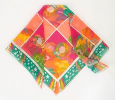 1960s Pop Art Football Scarf