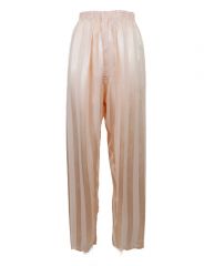 Vintage Rayon Satin Striped Pajama Pants