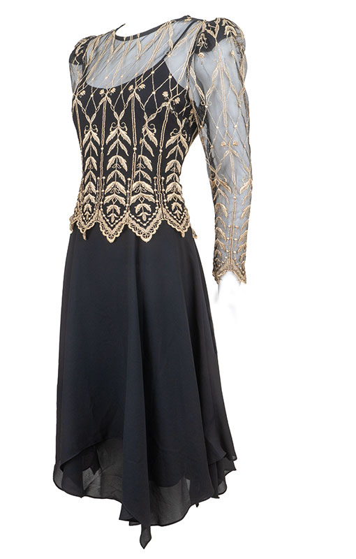 1980s Cachet Evening Gown Ballyhoovintage