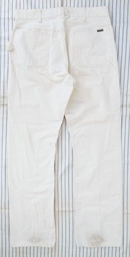 NOS Vintage 2001 Dickies White Painters Pants Dulux Paints