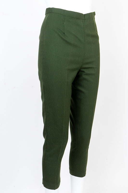 1960s Green Cigarette Pants: Ballyhoovintage.com