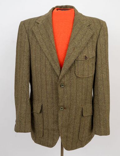 1960s Tweed Half Belt Norfolk Sport Coat
