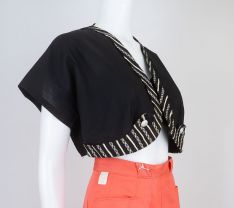1950s Black Vintage Shrug