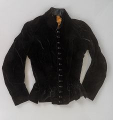18thC Victorian Velvet Bodice