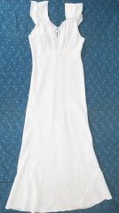1940s Bias Cut Rayon Nightgown
