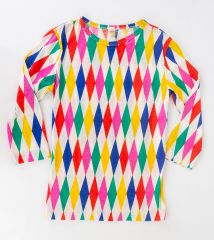 1980s Argyle New Wave Long Sleeve Tee