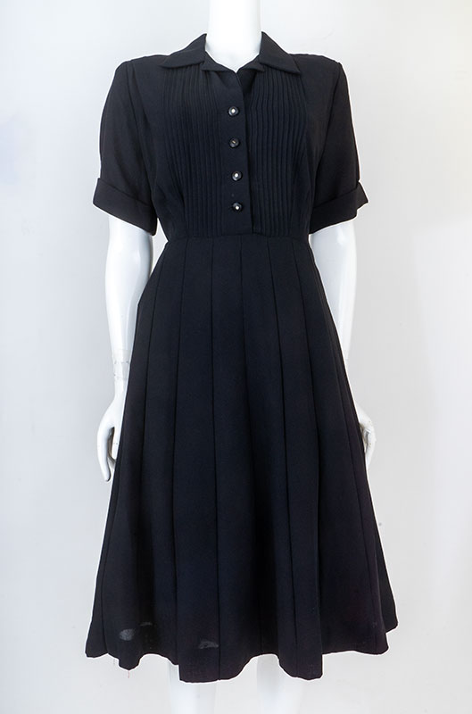 1950s Deadstock Crepe Cocktail Dress
