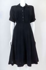 1950s Deadstock Crepe Cocktail Dress