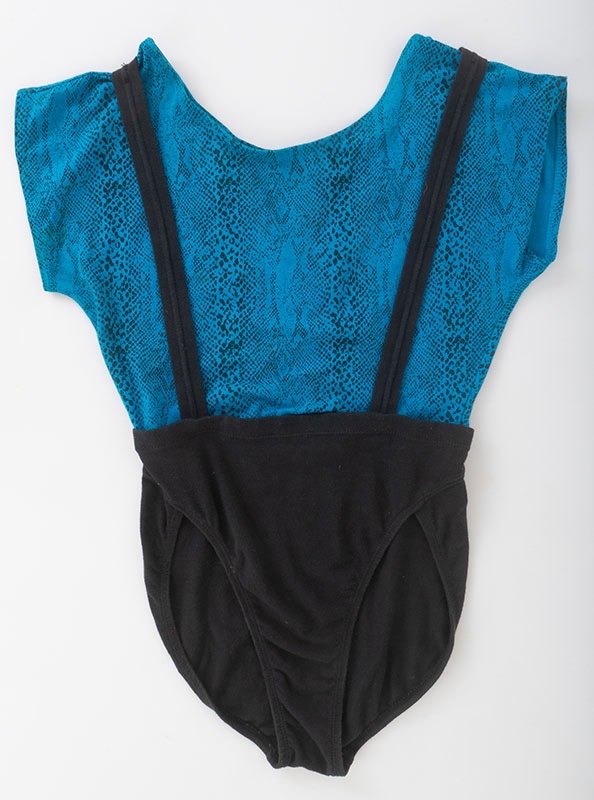 1980s Jacques Moret Python Print Leotard