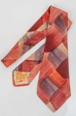 Vintage Hand Painted Necktie