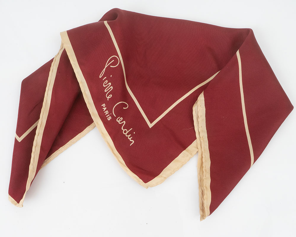 1960s Pierre Cardin Pocket Square