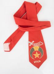 1950s Shriners Hand Painted Necktie