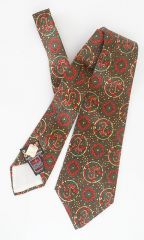 1940s-50s Swing Tie Longchamp Silk Paris