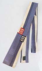 1950s Vintage Square Tip Satin Tie