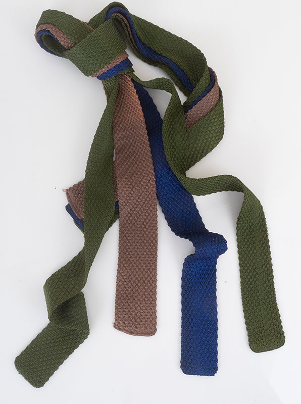 Vintage Knit Collegiate Neckties