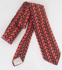 Vintage Tire Tread Silk Tie