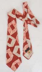 1940s-50s Tumbling Boxes Necktie